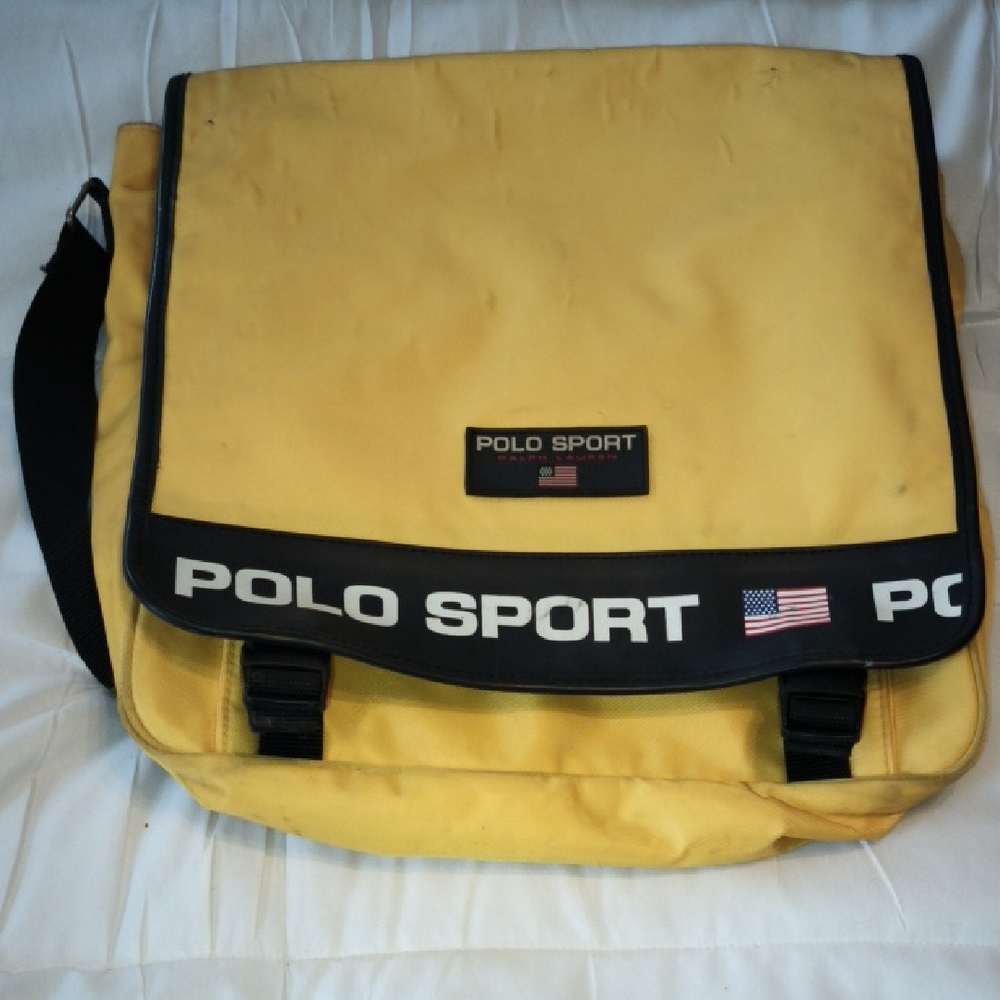 Polo by Ralph Lauren Sporty Yellow Messenger Bag